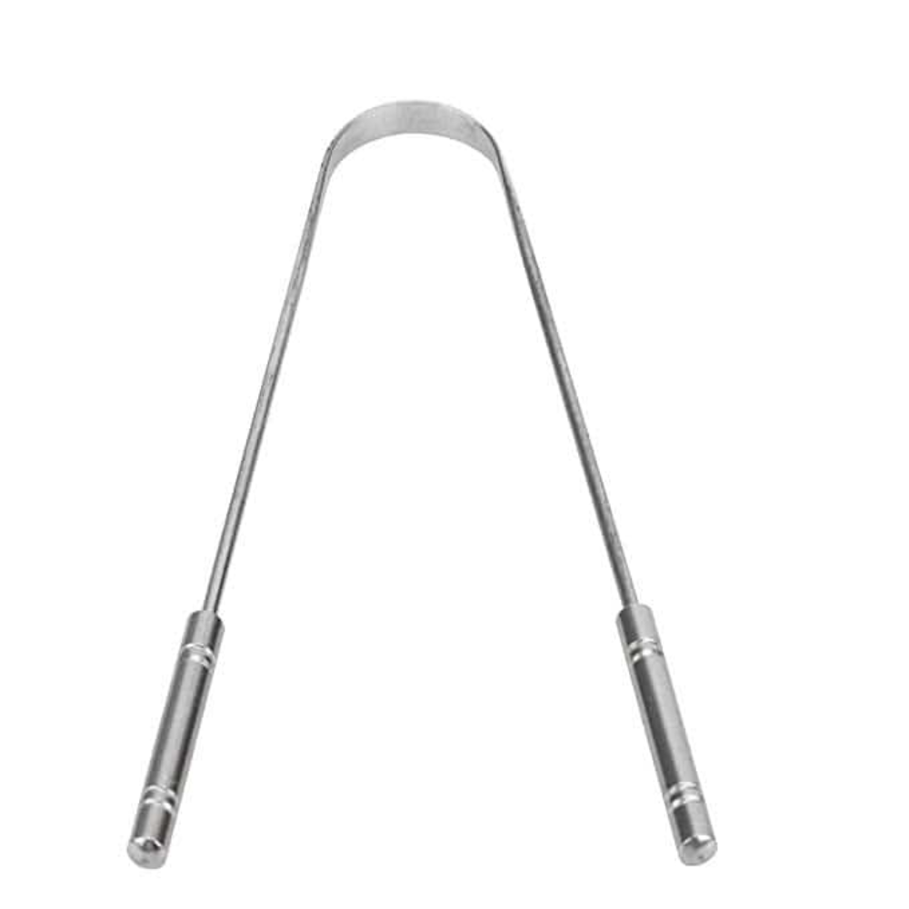 Stainless Steel Two Handle Tongue Cleaner