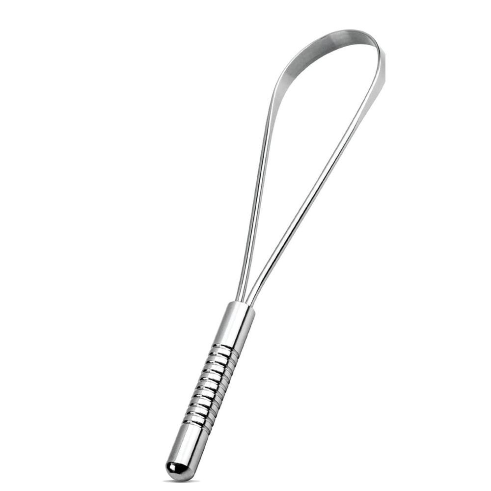 Stainless Steel Single Handle Tongue Cleaner